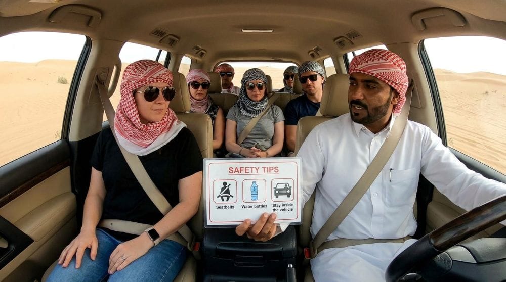 Dubai desert safari safety tips